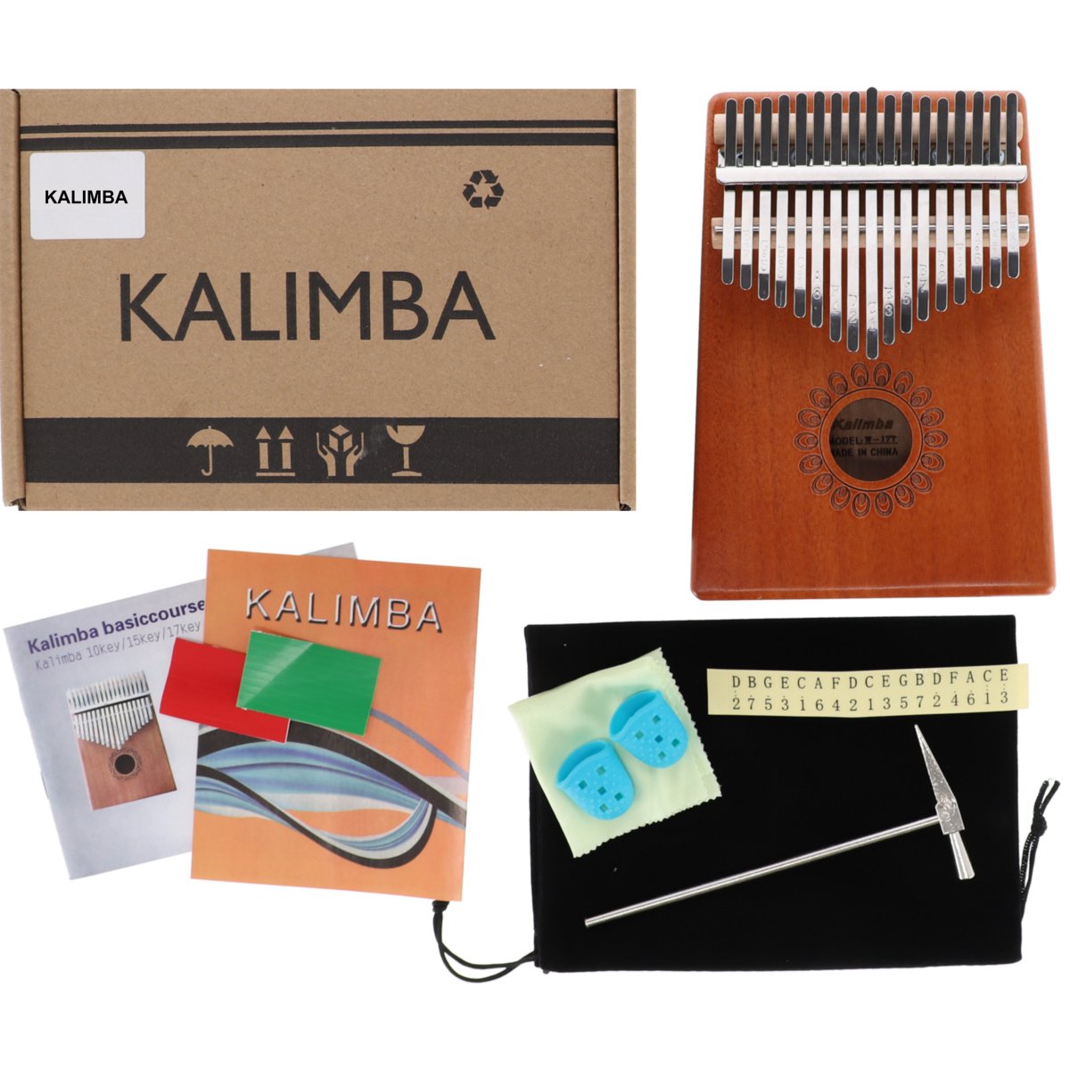 Jeremi W-17T-1 kalimba 17 tonowa