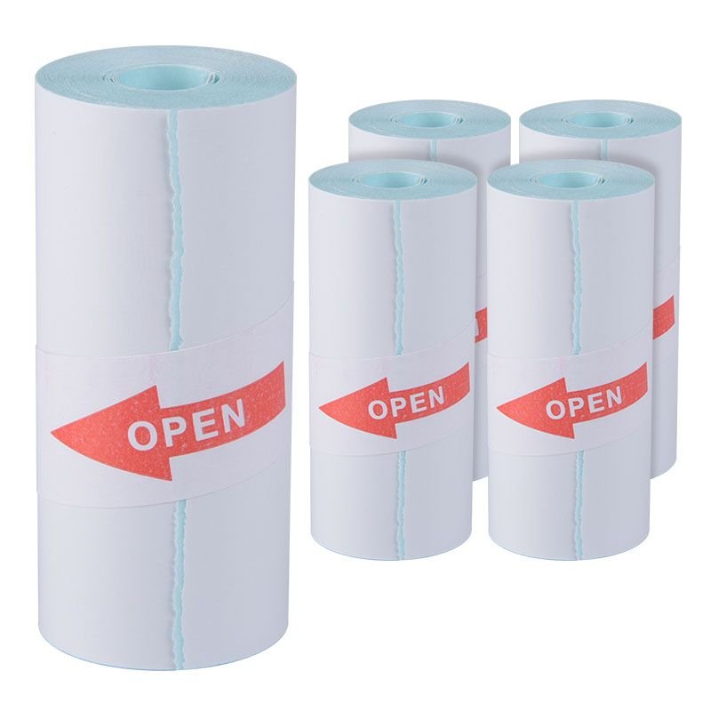 OEM NN PP 5x papier termiczny samoprzylepny do drukarki