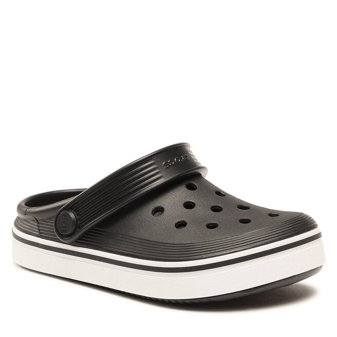 Klapki Crocs Crocs Crocband Clean Clog Kids 208477 Black 001