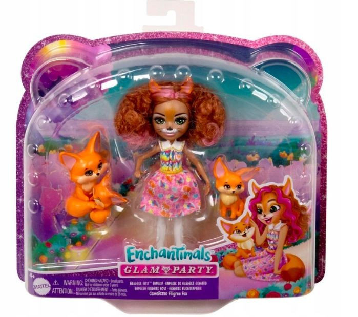 Mattel, Lalka Enchantimals Rodzina liski