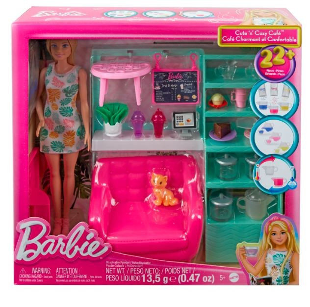 Mattel, Barbie Lalka Relaks w kafejce
