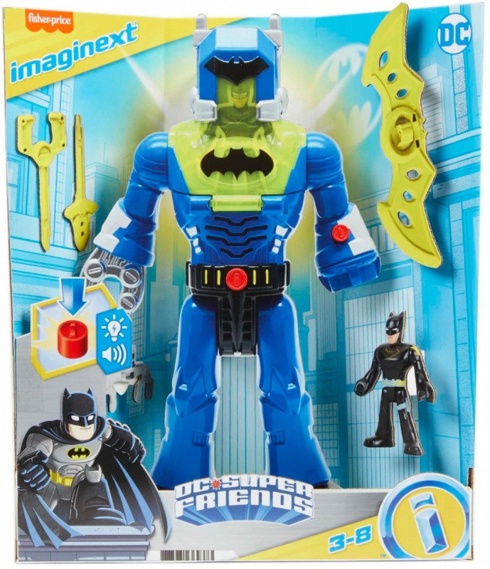 Fisher Price, Figurka Imaginext DC Super Friends Batman Egzorobot