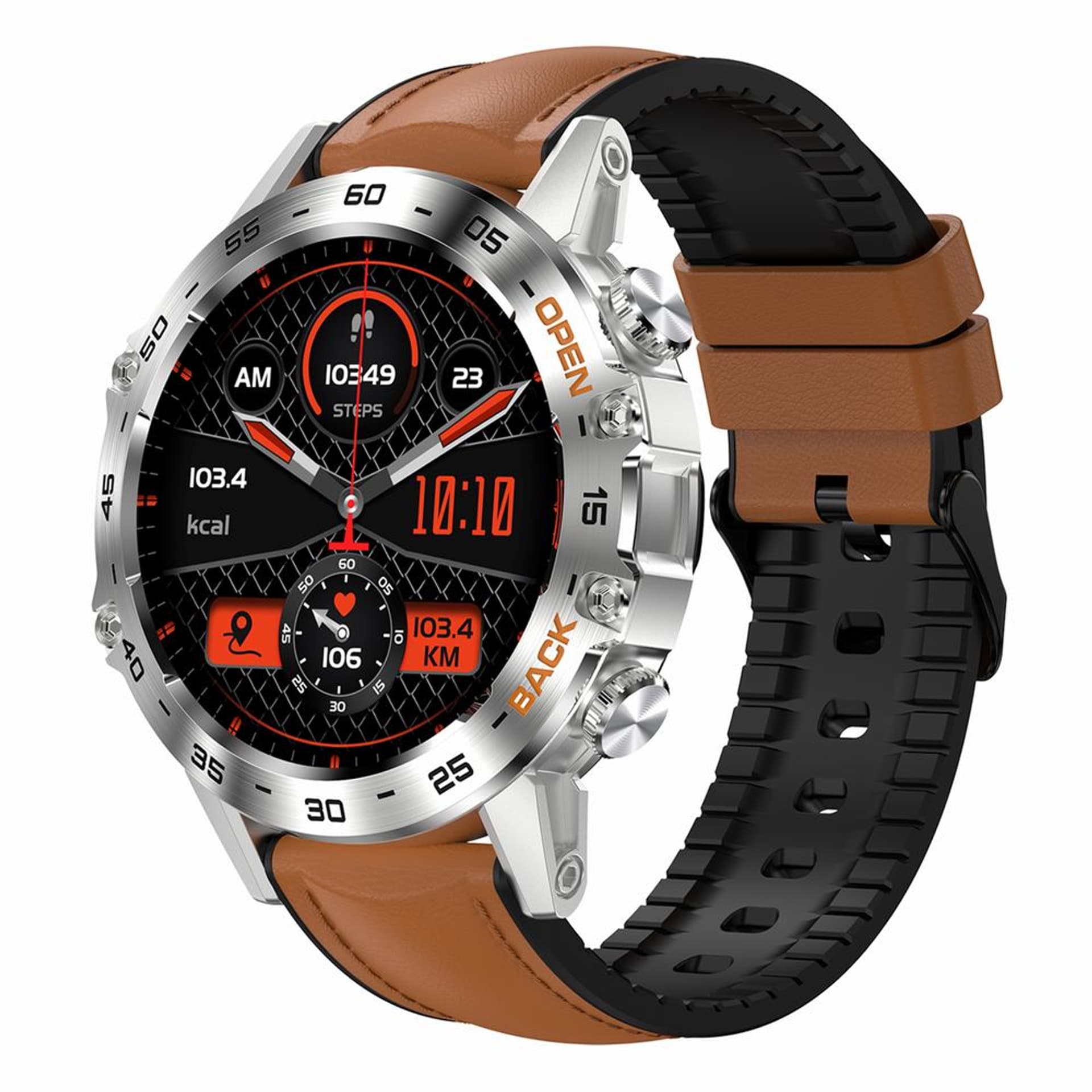 Zdjęcia - Smartwatche Gravity SMARTWATCH MĘSKI  GT9-8 - WYKONYWANIE POŁĄCZEŃ, CIŚNIENIOMIERZ (sg0 