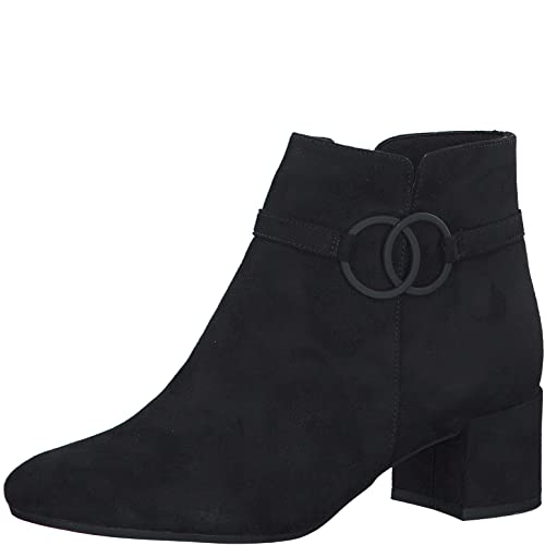 Tamaris Damskie botki 1-25374-41, czarne, 42 EU, czarny, 42 EU