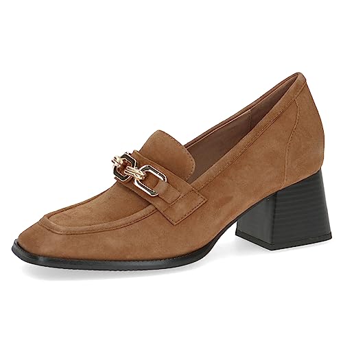 CAPRICE Damskie czółenka 9-25303-41, Brandy Suede, 38 EU