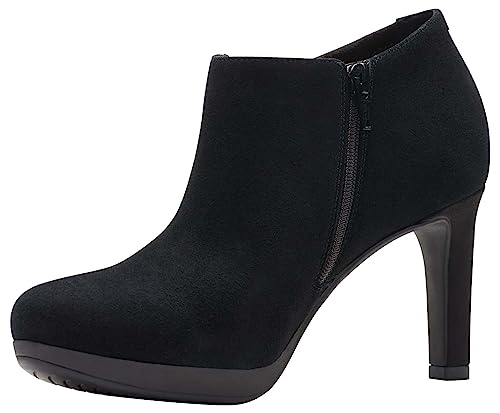 Clarks Damskie botki Ambyr Hope, Black SDE, 37,5 EU, Black Sde, 37.5 EU