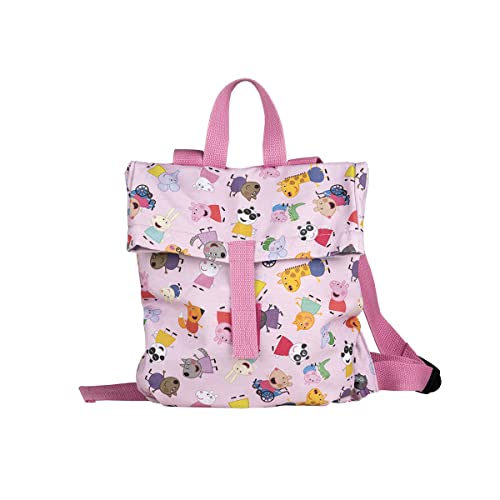Świnka Peppa Mini Kurier Plecak MINI-COURSIER Plecak dziecięcy, Różowy, Taille unique, Klasyczny