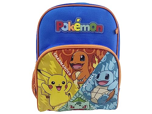 Pokémon - Plecak, Startery, Plecak szkolny, Mały plecak, Przybory szkolne, Plecak, Wielokolorowy, Produkt oficjalny (marki CyP)