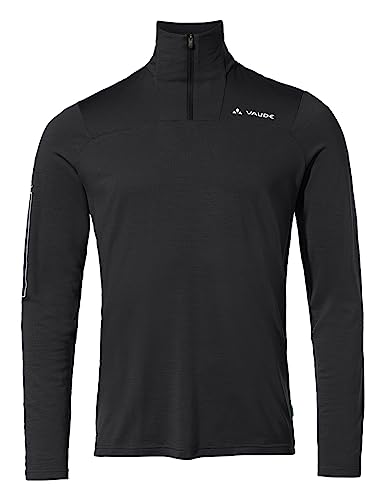 VAUDE Męski T-shirt Monviso Wool Halfzip Ls