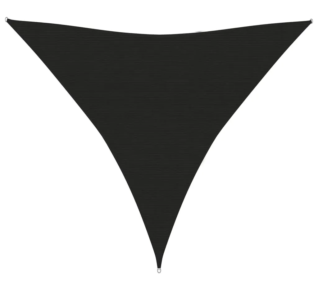 Czarny trójkątny żagiel ogrodowy T8-F23