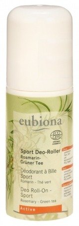 Eubiona Eubiona, Sport, dezodorant roll-on dla aktywnych z rozmarynem i zieloną herbatą, 50 ml