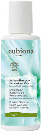 Eubiona Hair, szampon odbudowujący z henną i aloesem, 200 ml