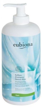 Eubiona Hair, szampon odbudowujący z henną i aloesem, 500 ml