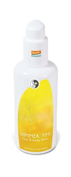 Martina Gebhardt Naturkosmetik Naturkosmetik SUMMER TIME Emulsja pielęgnacyjna do twarzy i ciała 150 ml 21234