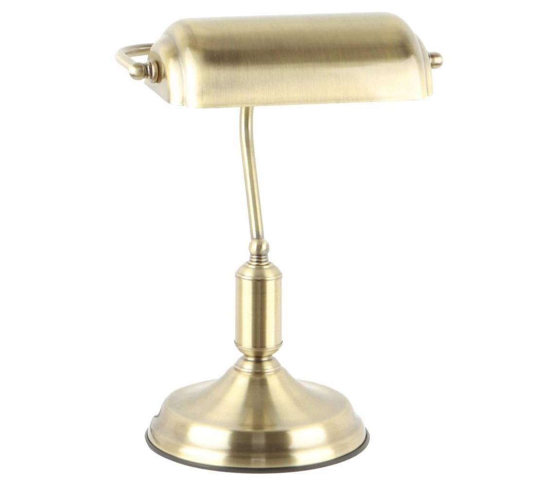 Zuma Line A2048-GLD - Lampa stołowa ROMA 1xE27/40W/230V złota