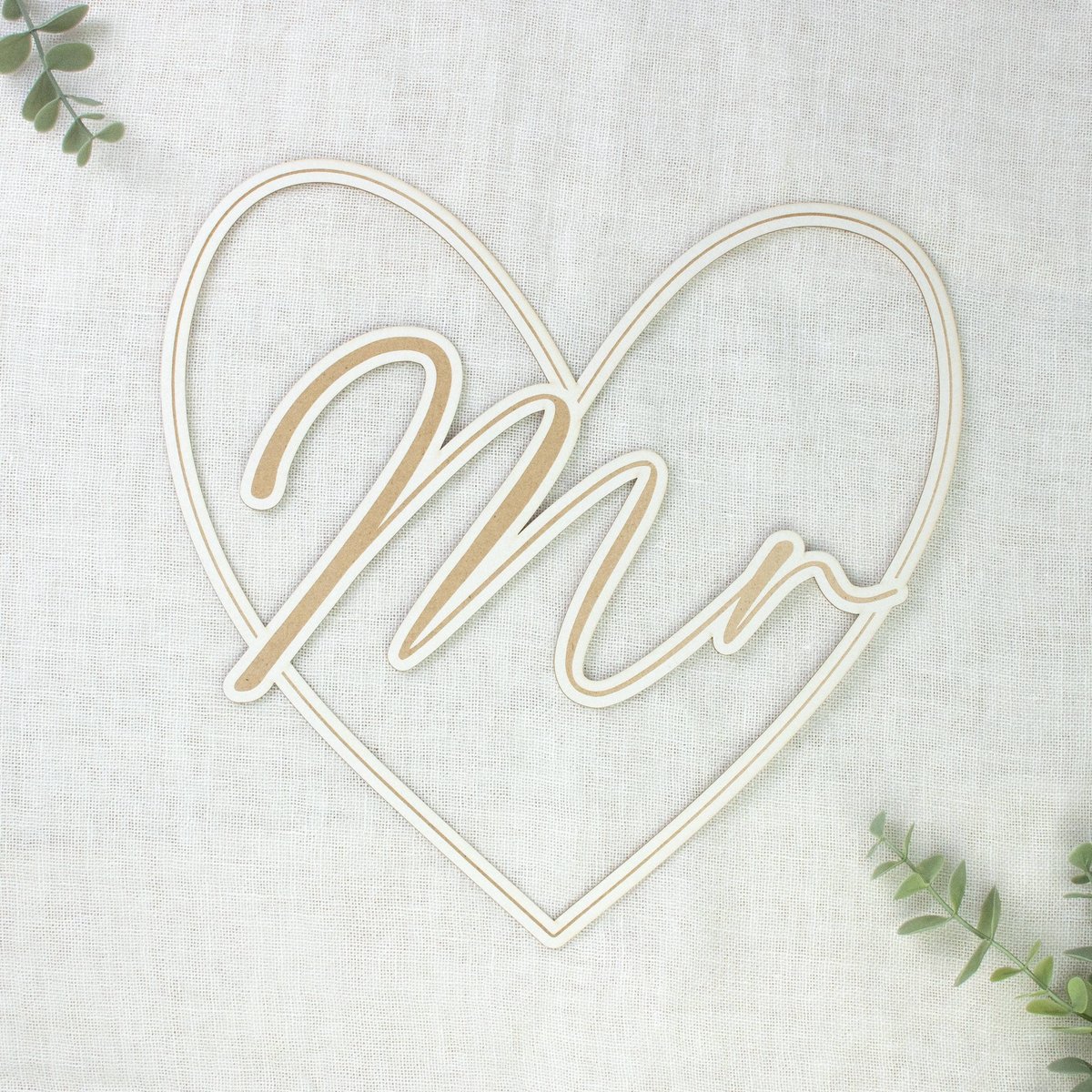 Dekoracja in my heart - mr, 30 x 30 cm