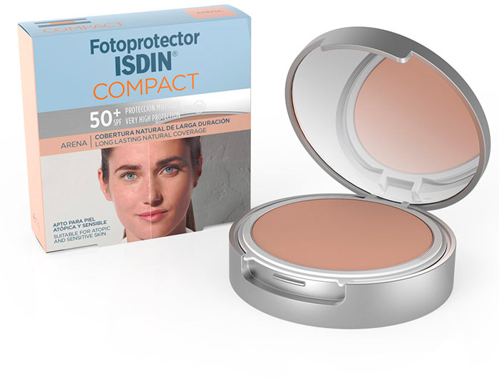 Puder Isdin Fotoprotector Compact Arena Oil Free SPF50 10 g
