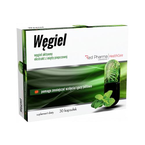 Red Pharma Węgiel, 30 kaps.