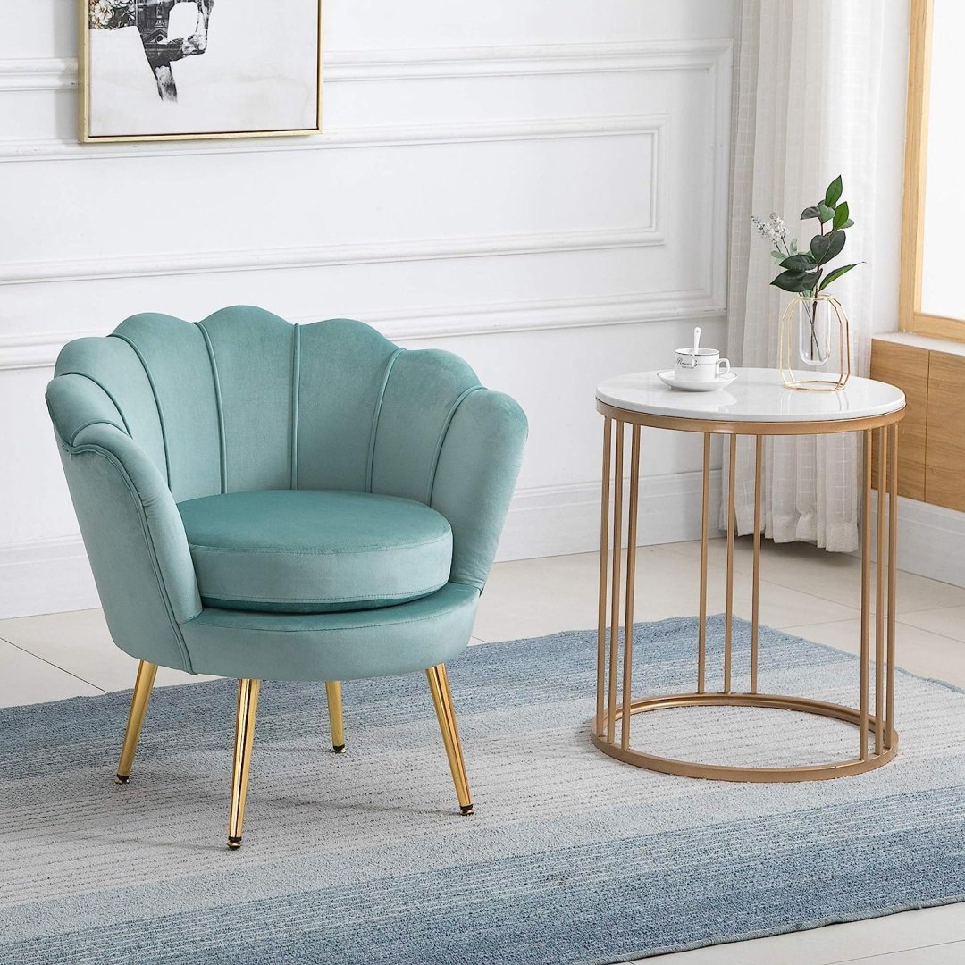 Krzesło tapicerowane DONNA VELVET MINT