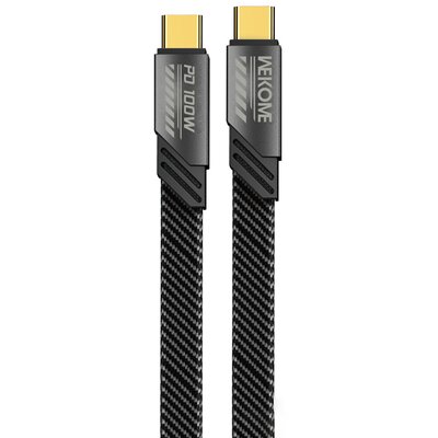 WEKOME WDC-192 Mecha Series - Kabel połączeniowy USB-C do USB-C 100W Fast Charging 1.2 m (Tarnish)