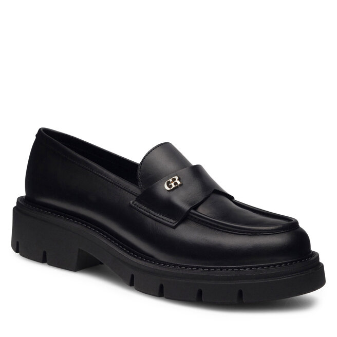 Loafersy Gino Rossi GRACE-I23-26372PE Czarny