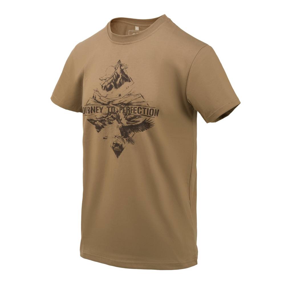 Helikon - Koszulka T-Shirt Mountain Stream - US Brown - TS-MOS-CO-30
