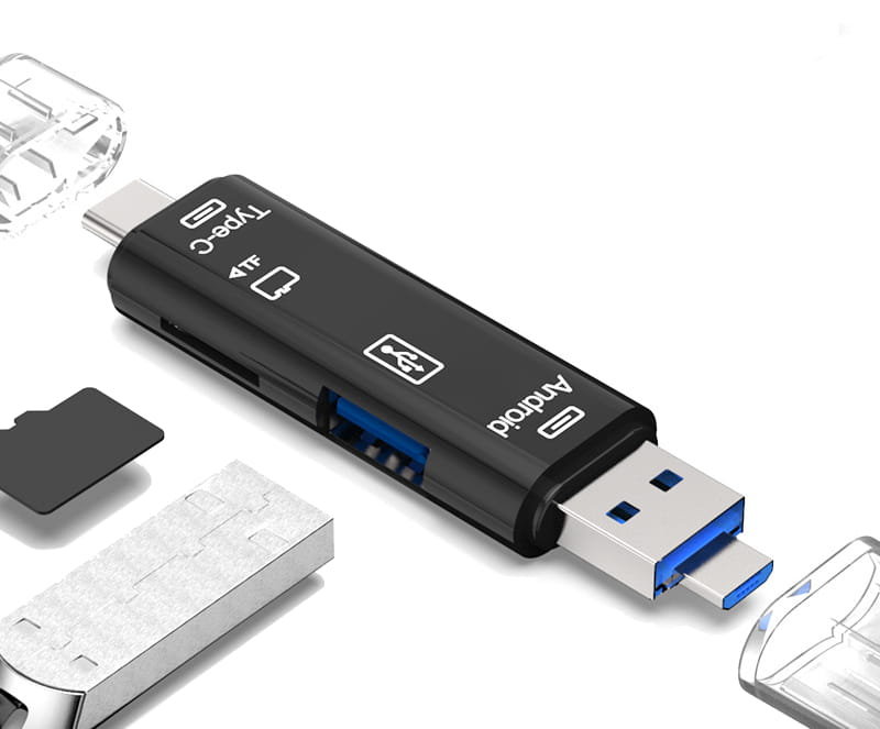 Czytnik kart microSD Usb Otg - Usb type C microUSB