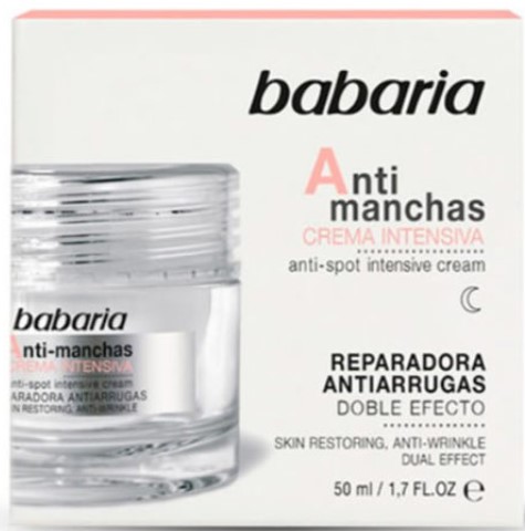 Krem do twarzy Babaria Anti-Dark Spot Intensive Cream 50 ml (8410412100144)
