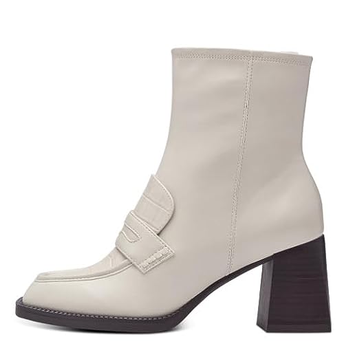 Tamaris Damskie botki 1-1-25290-41, Taupe Patent, 42 EU