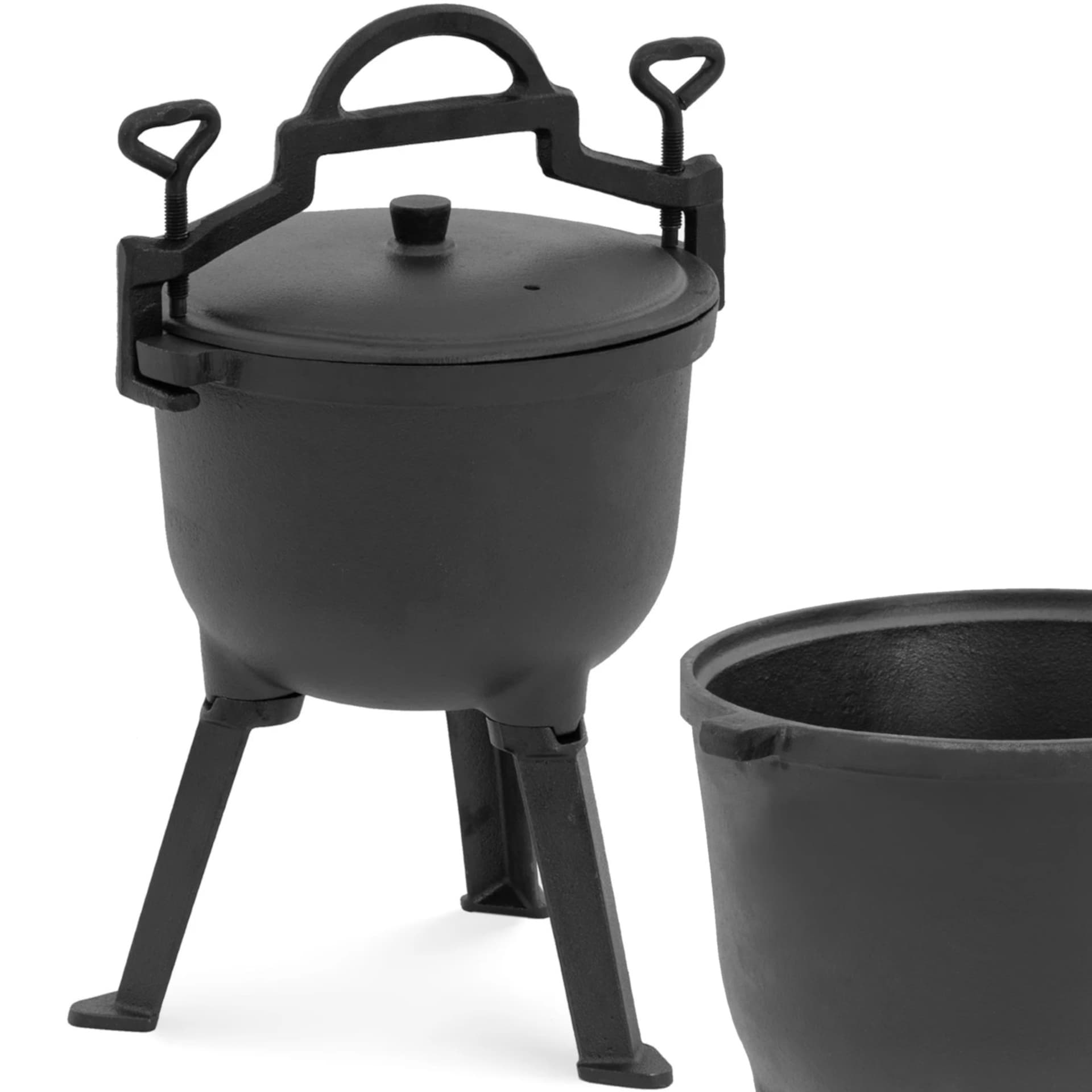 Kociołek żeliwny - z pokrywką - 4 l - Royal Catering RC-POT-02 - 3 LATA GWARANCJI/DARMOWA WYSYŁKA