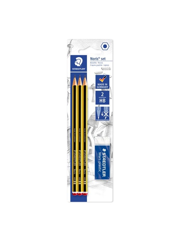 Staedtler Pencil Noris + eraser bc 100% PEFC