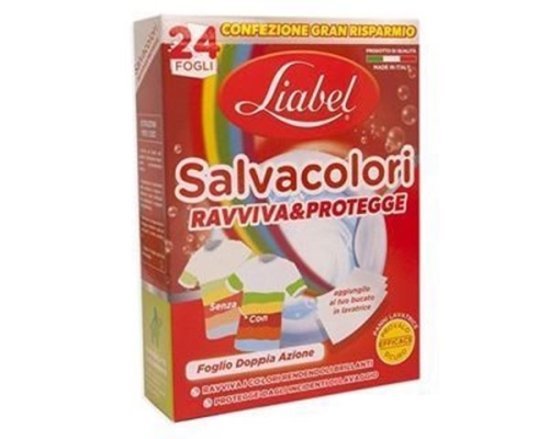 Liabel - chusteczki do prania przeciw farbowaniu ubrań (24 szt.)