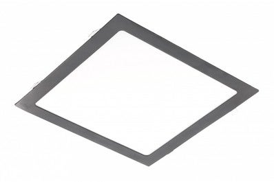 Oprawa podtynkowa downlight MATIS PLUS kwadratowa, 24W, 2000Lm, 4000K, czarna aluminiowa rama