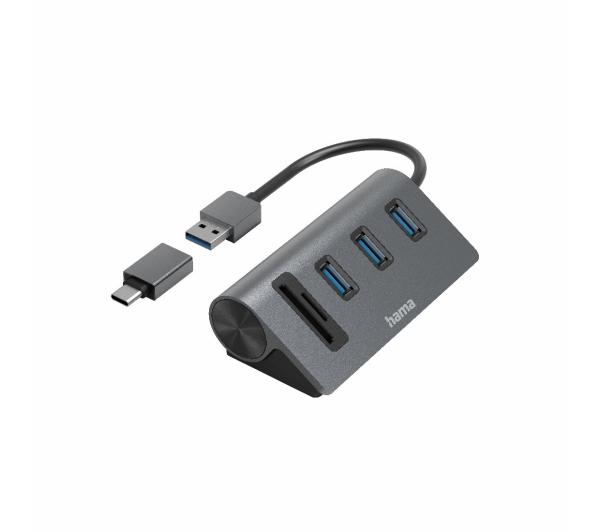 Hama Combo USB Hub/Card Reader