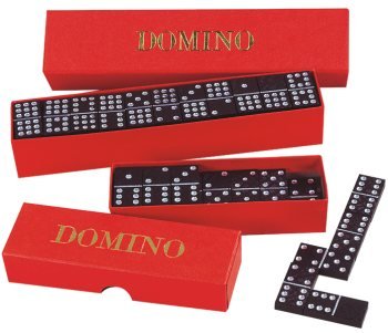 Domino retro, drewniane, gra logiczna