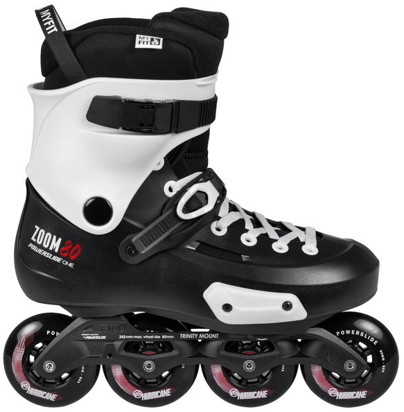 Powerslide, Rolki, Zoom Pro Black 80, rozmiar 45/46