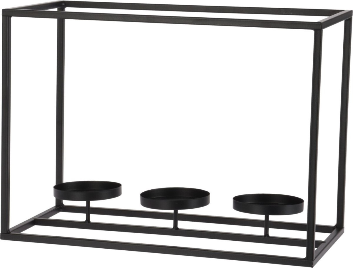 ŚWIECZNIK NA PODGRZEWACZ 3 TEALIGHT 36X 18x26cm