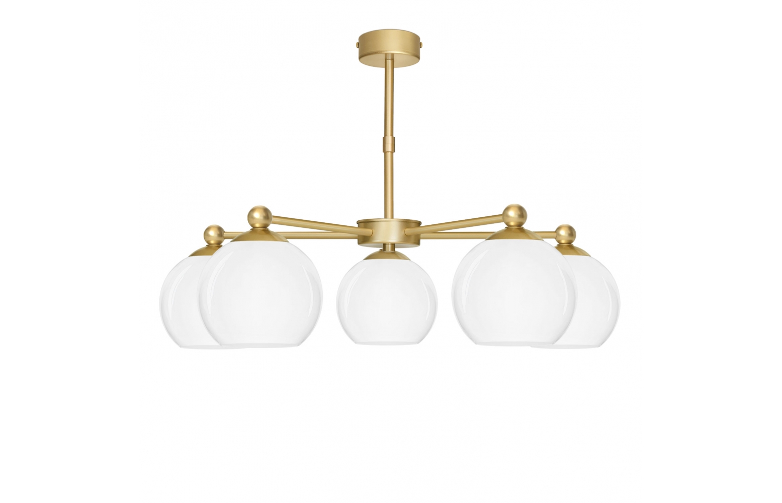 Minimalistyczny żyrandol z 5 kulami KL-S5