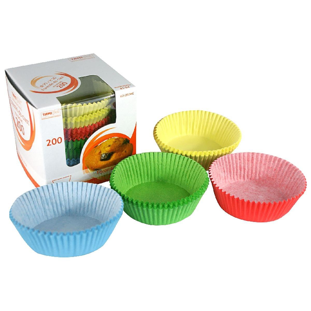 Foremki Papilotki 70X20 Cm - Kolorowe 200 Szt