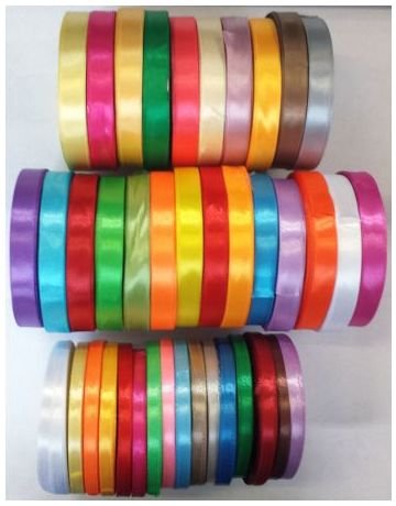 Wstążka satynowa AX25-08 czerwona 590329296699