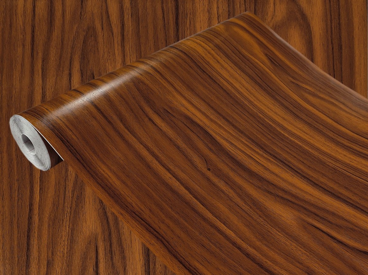 Samoprzylepna Okleina Meblowa Orzech Złoty Na Meble Blat Szafkę 45x990