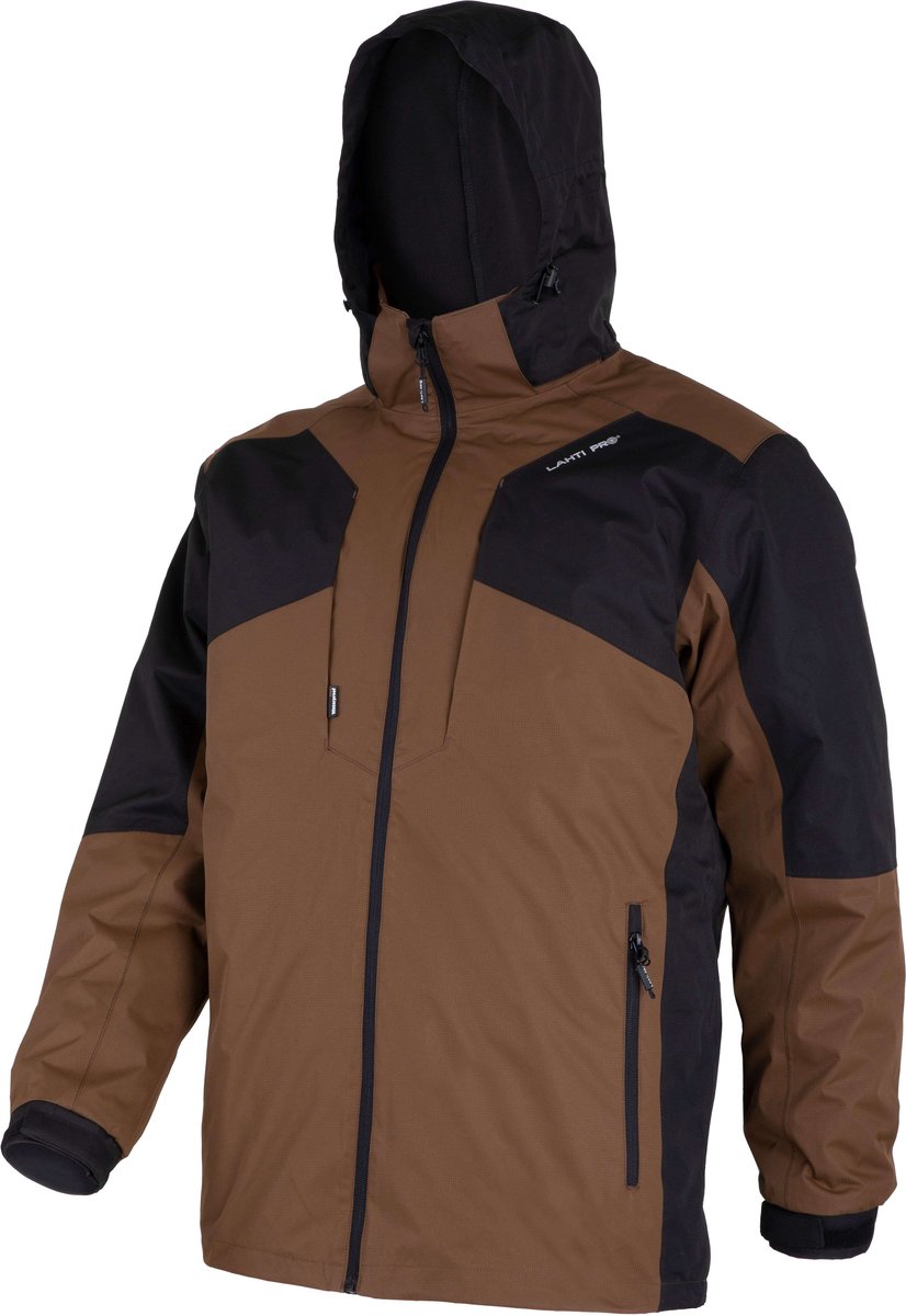 LAHTI PRO Kurtka 3w1 Z Odpinaną Popdinką BRĄZOWO-CZARNA 2XL L4093805 28690