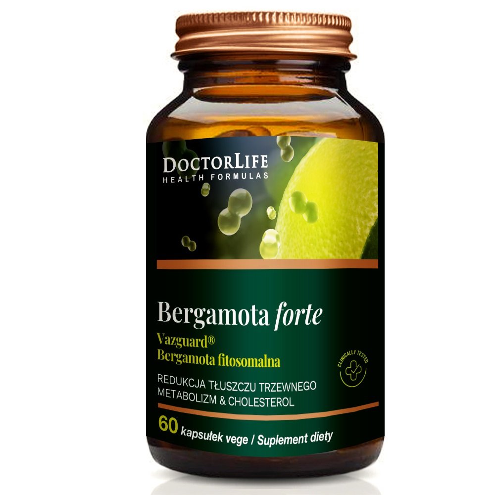 Doctor Life, Bergamota Forte, Suplement diety, 60 kaps.