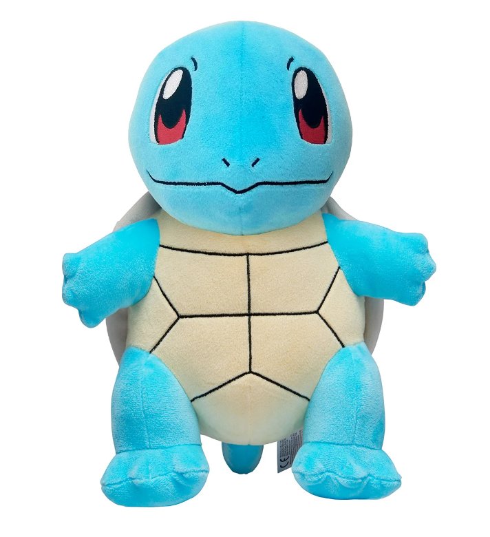 pokemon squirtle maskotka pluszak 30cm bandai