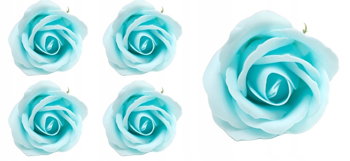 PACHNĄCA MYDLANA RÓŻA z mydła na bukiet prezent 5x