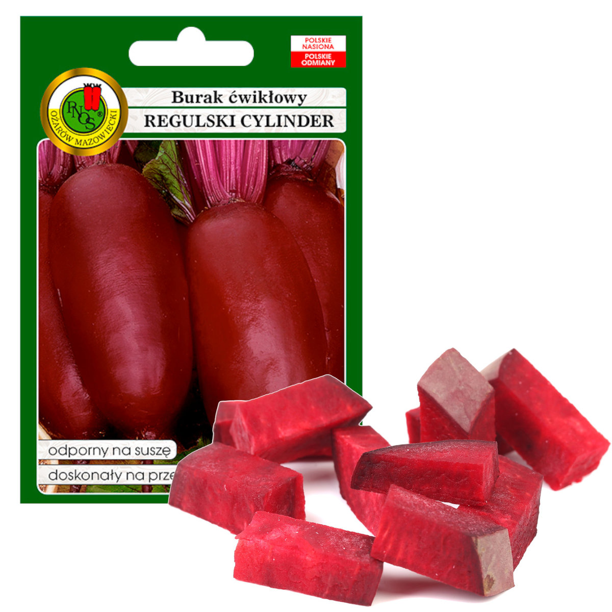 Burak Ćwikłowy Regulski Cylinder Nasiona Bez Gmo 10G