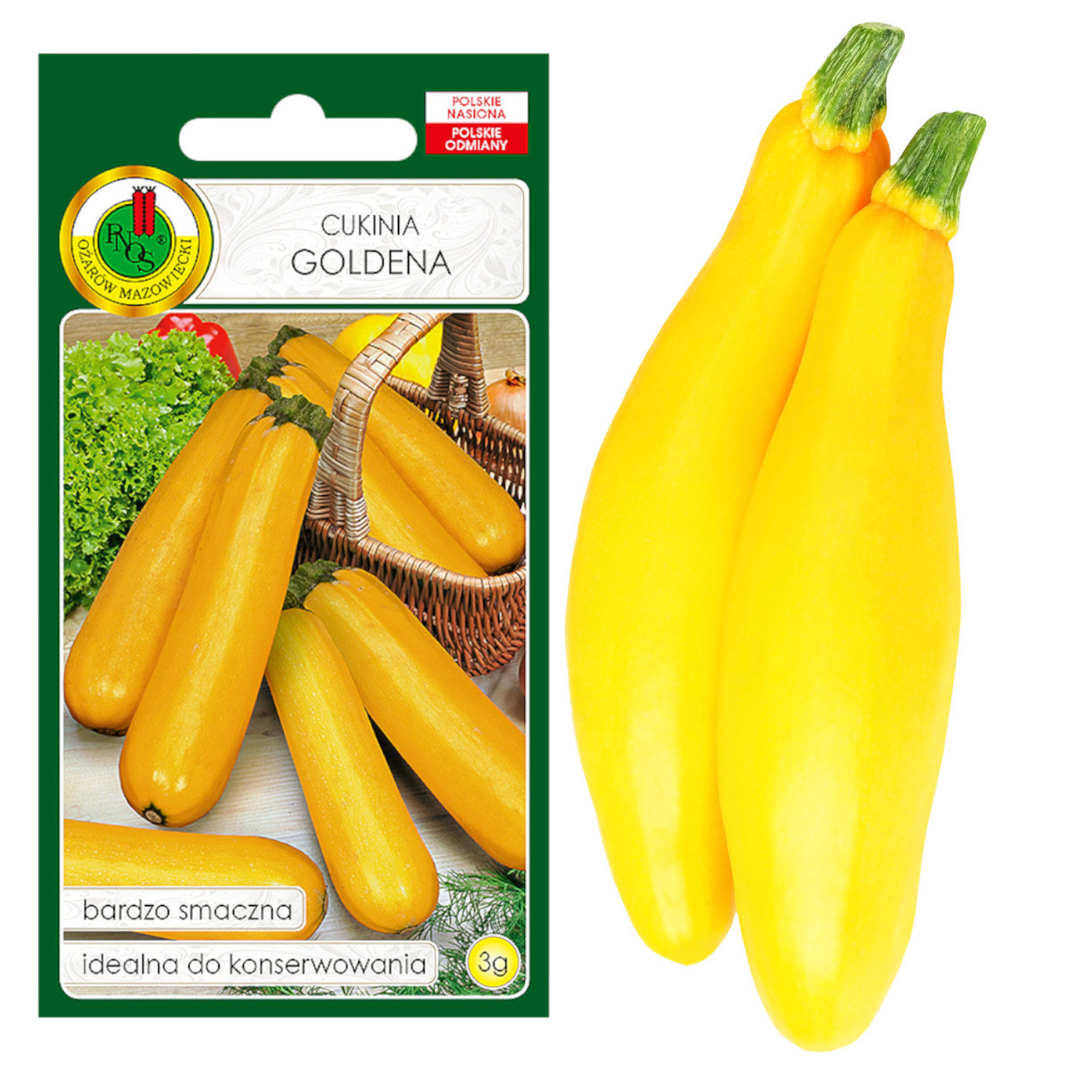CUKINIA GOLDENA DO KONSERWOWANIA NASIONA BEZ GMO