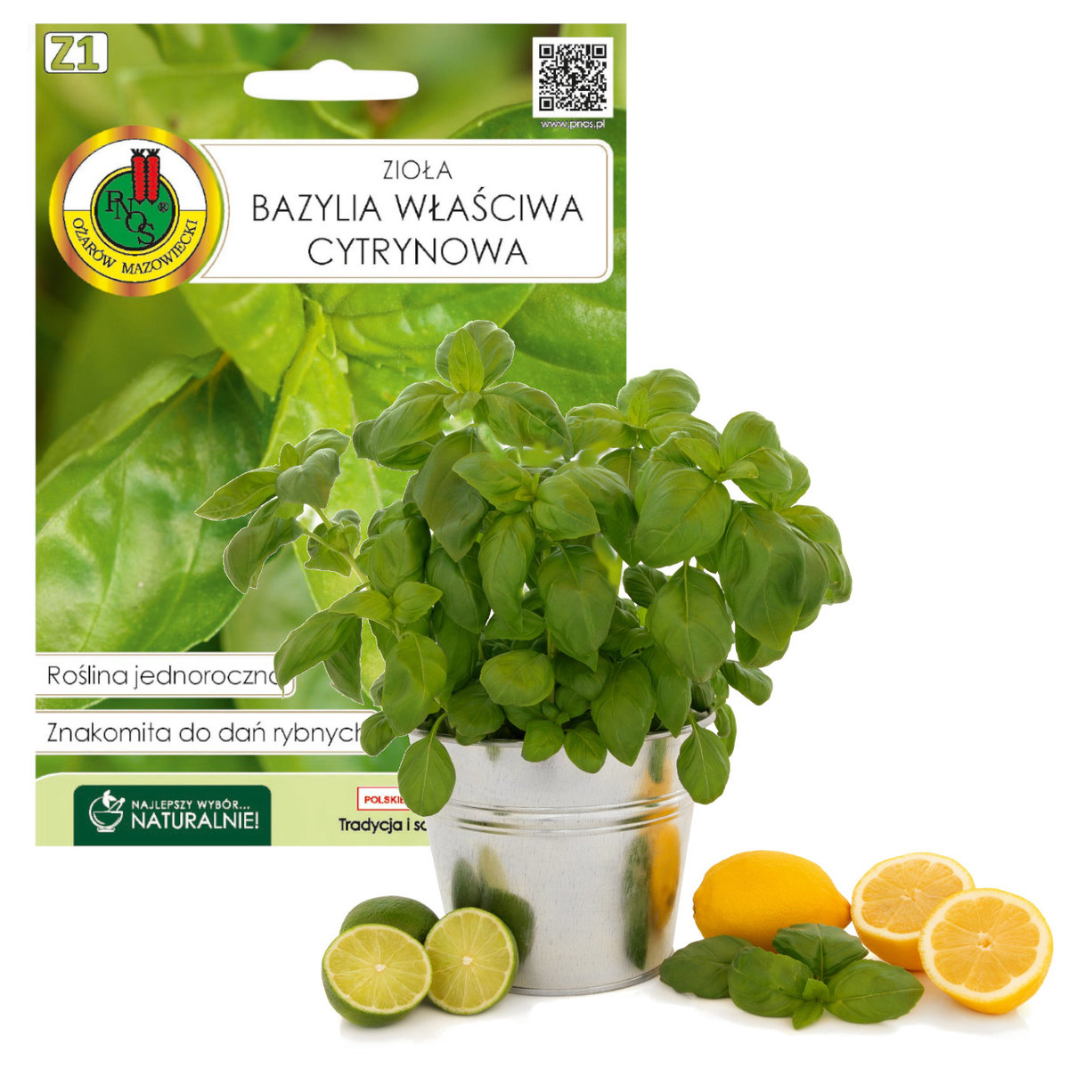Nasiona bazylia właściwa cytrynowa 0 5 g
