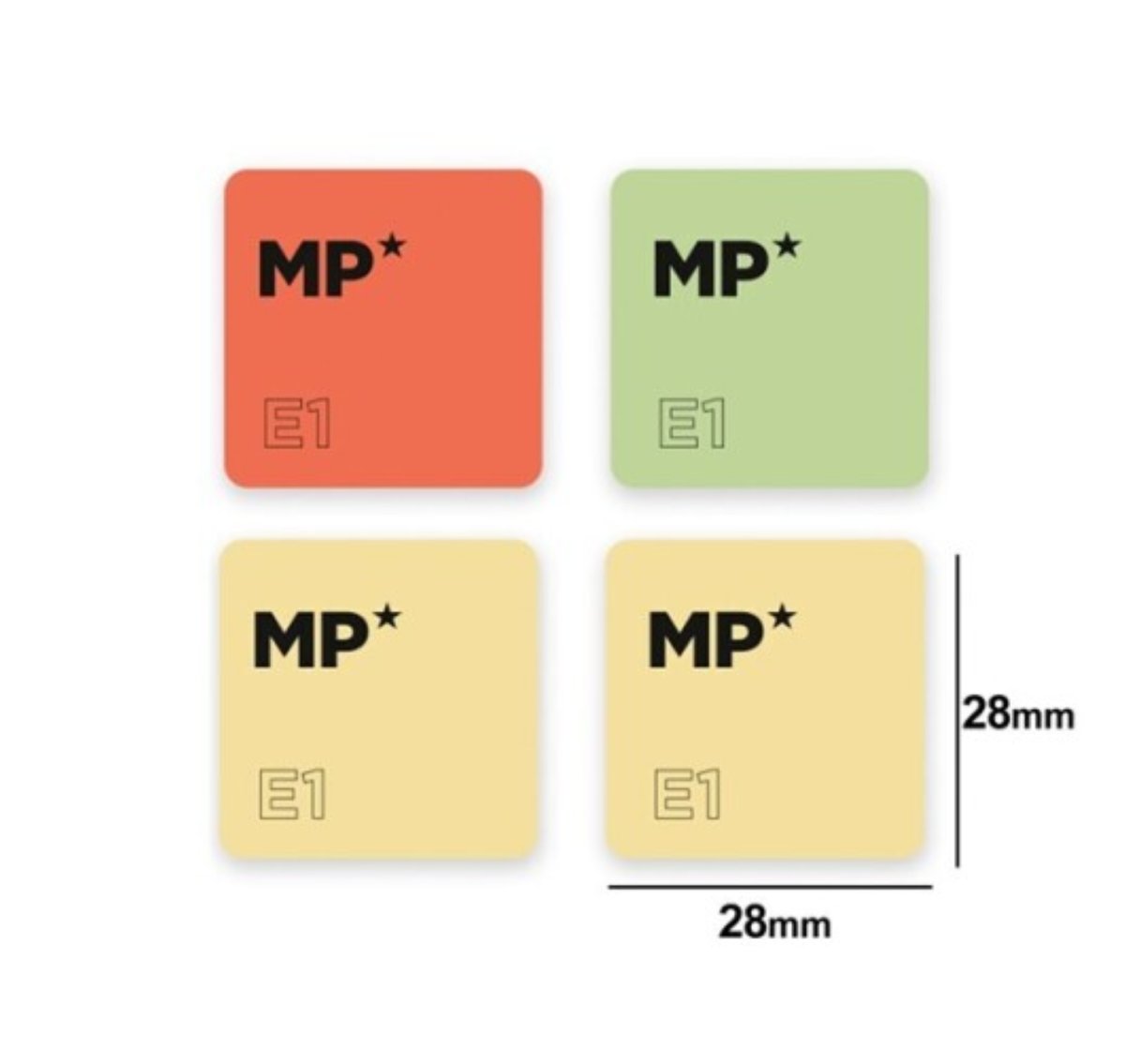 PG141 gumka 28 x 28 mm 4 szt