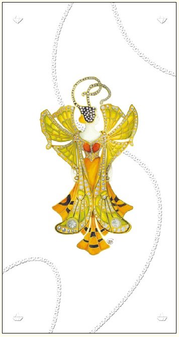 Karnet wróżka 12x23 + koperta DaVinci OD 24,99zł